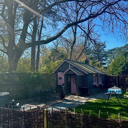Tiny Romantic Retreat With Hot Tub On A Country Estate Near Cardigan Bay In Eryri Snowdonia Llanbedr  Exteriör bild